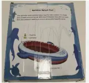 Inflatable Kiddie Sprinkler Pool | Shark Inflatable Pool