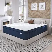 [SUAYEA] Full Mattress, 10 Inch Full Size Mattress in a Box, Medium Firm Hybrid Mattress, Motion Isolation with Gel Memory Foam and Pocket Spring, Strong Edge Support