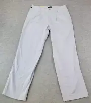 Dockers Pants Light Blue Washed Chino Pleated Relaxed Men's 34 W x 32 L NWT