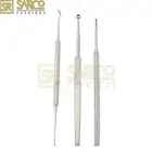 Set of 3 Chiropody Podiatry Curettes Toenail Lifter Podiatrist Nail File