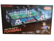 8 Bit Games TableTop Light Up Foosball LED Illuminated Play Surface