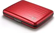 [ÖGON -DESIGNS-] Aluminium Wallet, Large Capacity with Metal Lock, RFID Protection Against Fraud and demagnetization, Smart Case Oslo Large Model