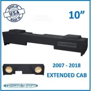Chevy Silverado Double Cab 2009 10" Dual Sub Box Subwoofer Enclosure
