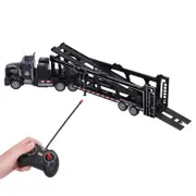 Remote Control Truck Toy for Kids - Wireless 4CH Trailer Truck Model