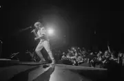 George Michael performs with pop duo Wham! 1985 world tour OLD PHOTO 1