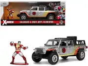 2020 JEEP GLADIATOR & COLOSSUS FIGURE "X-MEN" MARVEL 1/32 DIECAST CAR JADA 33363