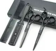 Hair Cutting Scissors Set with Combs Lether Scissors Case,Hair Cutting Shears Ha