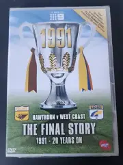 Hawthorn Vs West Coast AFL: The Final Story 1991 - 20 Years DVD New & Sealed