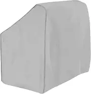 FCOUIID Boat Center Console Cover, 600D Marine Grade Polyester Canvas, Waterproof, Grey (Large Size up to 46" W 40" L 45" H)