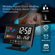 BUY AU Wireless Digital Clock Weather Station Outdoor Alarm Clock Thermometer