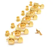 505G6 Grover Gold 6 Inline Roto-Grip Mini Locking Guitar Tuners