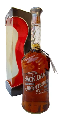 Jack Daniels Bicentennial Commemorative Bottle Full/Sealed /Box/Tag-Rare!