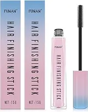 FUNAN Hair Finishing Stick 2 Pack, Flyaway Feel Stick Hair, Small Broken Hairs Finishing Cream, Non-Greasy and Non-Sticky