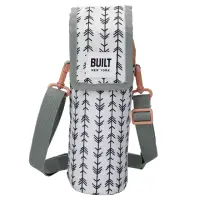 在飛比找momo購物網優惠-【BUILT】保冷水壺袋 箭羽紋(水瓶袋 手搖杯袋 飲料杯袋