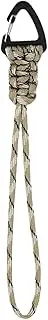 Lueear Paracord Lanyard For Keys,Paracord Carabiner Clip | Quick Release Triangle Buckle Lock Clip For Outdoor Camping Hiking Travel Climbing Mountaineering Backpack