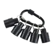5Pcs Bit Holders Drill Chuck Adapter Screwdriver Drill Bit with Carabiner