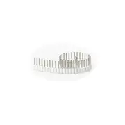 Bootlace Terminal Strip 0.5mm� White 50 Pieces 1 Strip