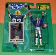 2000 DREW BLEDSOE New England Patriots Starting Lineup touchdown pose