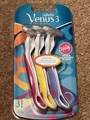 Gillette Venus 3 Woman's Disposable Razors Piviting 3 Blades FAST SHIPPING