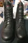 Fire Ant Black Waterproof Work Boots Size 12US, 11 AUS. New In Box.