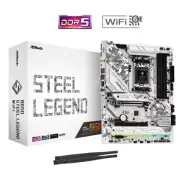ASRock B650 Steel Legend Motherboard, AMD AM5, DDR5 Support, WIFI 6E , ATX