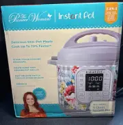 The Pioneer Woman Instant Pot 7-In-1 Sweet Romance 6 Qt Gray Floral Plaid