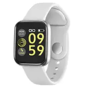 M8V Full Touch Screen Heart Rate Blood Pressure Oxygen Monitor Funny UI Display Smart Watch GREY COLOR