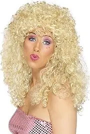 Smiffys Women's Boogie Babe Wig Long Curly