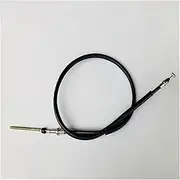 Motorcycle Throttle Cable Brake Wire Speed Mileage Soft Shaft, for 125cc AN125 an 125 HJ125T-7 QS150T AN150 HS125T HJ125T Motorbike Clutch Wire Replacement(Black Foot Brake Line)