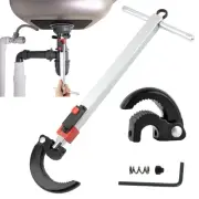 Telescoping Basin Wrench, Adjustable Tap Nut Spanner Basin Spanner, 1-1/4 to ...