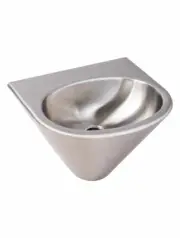 Vandal Resistant Stainless Steel Wall Mounted Hand Basin with Concealed Fixings