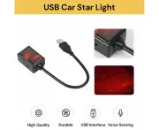 USB Car Auto Rotating Star Light