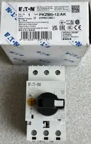 NEW Eaton PKZM0-12/AK Motor Protective Circuit Breaker XTPR012BC1, 3P, 8-12 Amp