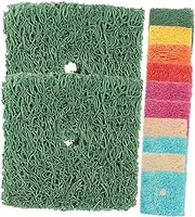 BESPORTBLE 50pcs Pet Teething Hamster Gnawing Treats Dog Bunny Puppy Teething Bird Foraging Hanging Care Molar Chews Pet for Rabbits Chew Hamsters Rat Loofah