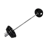 102KG Total - 180cm OLYMPIC BARBELL BAR WEIGHT SET - A PAIR FREE SPRING COLLAR