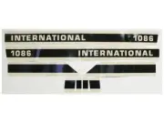 Decal for Case IH 1086 Tractor - Fits International Harvester Models