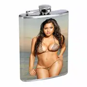 Latina Pin Up Girls D5 Flask 8oz Stainless Steel Hip Drinking Whiskey