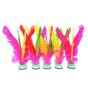 Kick Shuttlecock Chinese Jianzi Colorful Feather Foot Sports Outdoor Game (St