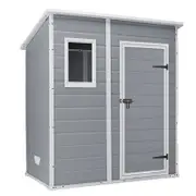 Keter Manor Pent 6x4 (1.83 x 1.1m) Garden Shed - Grey