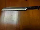Camelot stainless steel Bread knife OL: 345mm, serrated blade L: 225mm, 3mm