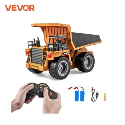 1:18 VEVOR RC Construction Vehicles Dump Truck Forklift Excavator Toy for Boys