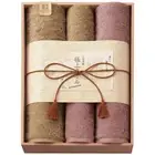 Imabari Kinsei Premium Towel Bath and Face Towel Set in Wooden Box