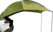 Car Awning Sun Shelter, Portable Waterproof Car Rear Tent Auto Canopy Outdoor Car Tent Trailer Tent Tailgate Roof Top for Beach - Car Tents for Automobiles