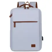 GGP Blue Minimalist Usb Charging Laptop Backpack Elegant And Spacious Travel Bag
