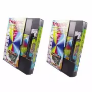 2 Pck Head Clean Video Tape Cassette Vhs Vcr Player Recorder Wet Dry Cleaner