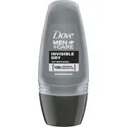 Dove Men Antiperspirant Deodorant Roll On Invisible Dry 50ml