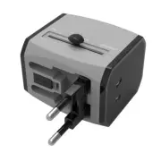 Universal International Travel Plug 3 USB Power Adapter Type C Worldwide 4A