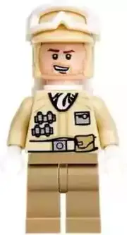 LEGO Star Wars Hoth Rebel Trooper Tan Uniform (Stubble) 75014 Minifigure New