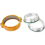 Aeroflow 2.75" Billet Intercooler Clampstainless Steel Gold Clamp - AF25-2750SS-G
