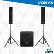 Vonyx VX880BT Active PA Speaker System with Subwoofer BT